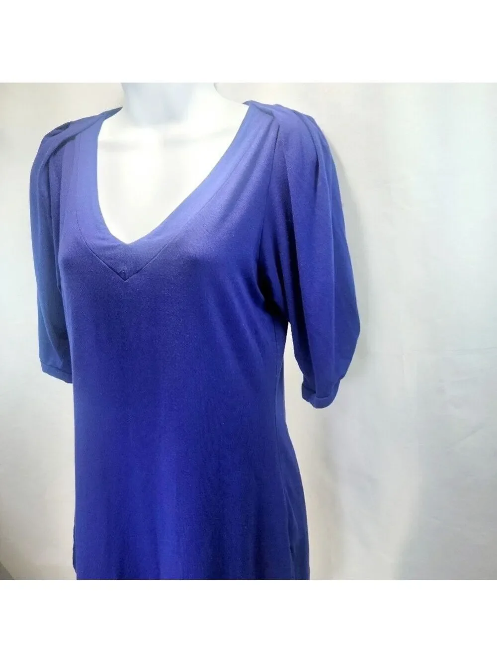 Banana Republic Balloon Puff Sleeve V Neck Blouse Small
